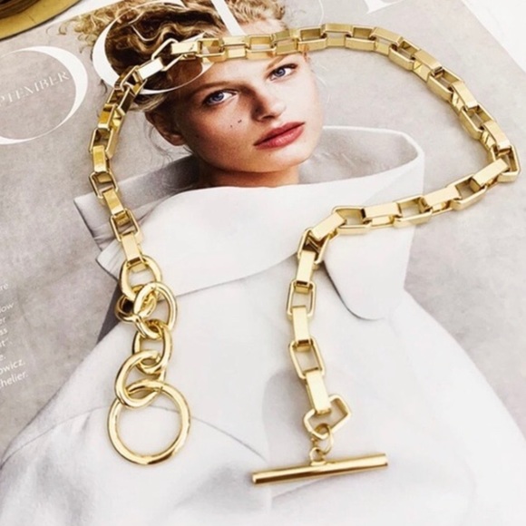 New 18k Chunky Gold Chain Necklace - Picture 4 of 6